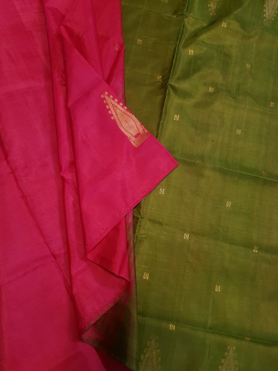Banana Pith Handloom Silk Saree