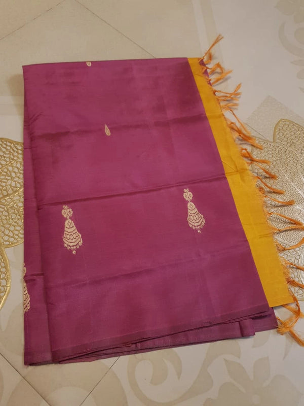 Banana Pith Handloom Silk Saree -