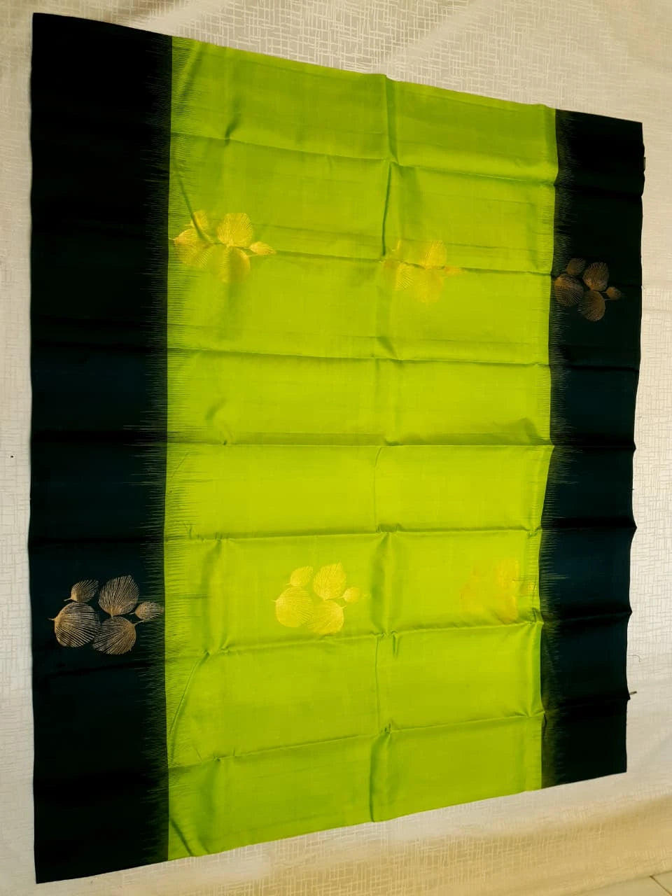Handloom Silkcotton - Green