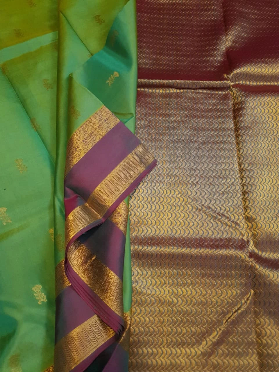 Lightweight Kanjivaram Silk - Green