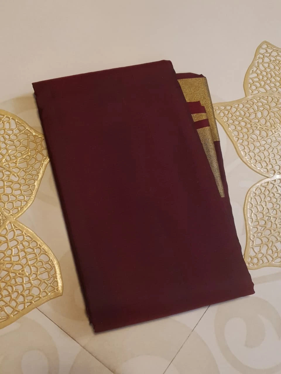 Lightweight Kanjivaram Silk - Brown