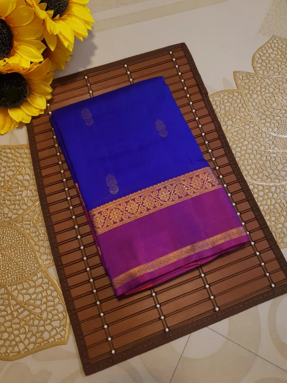 Lightweight Kanjivaram Silk - Blue
