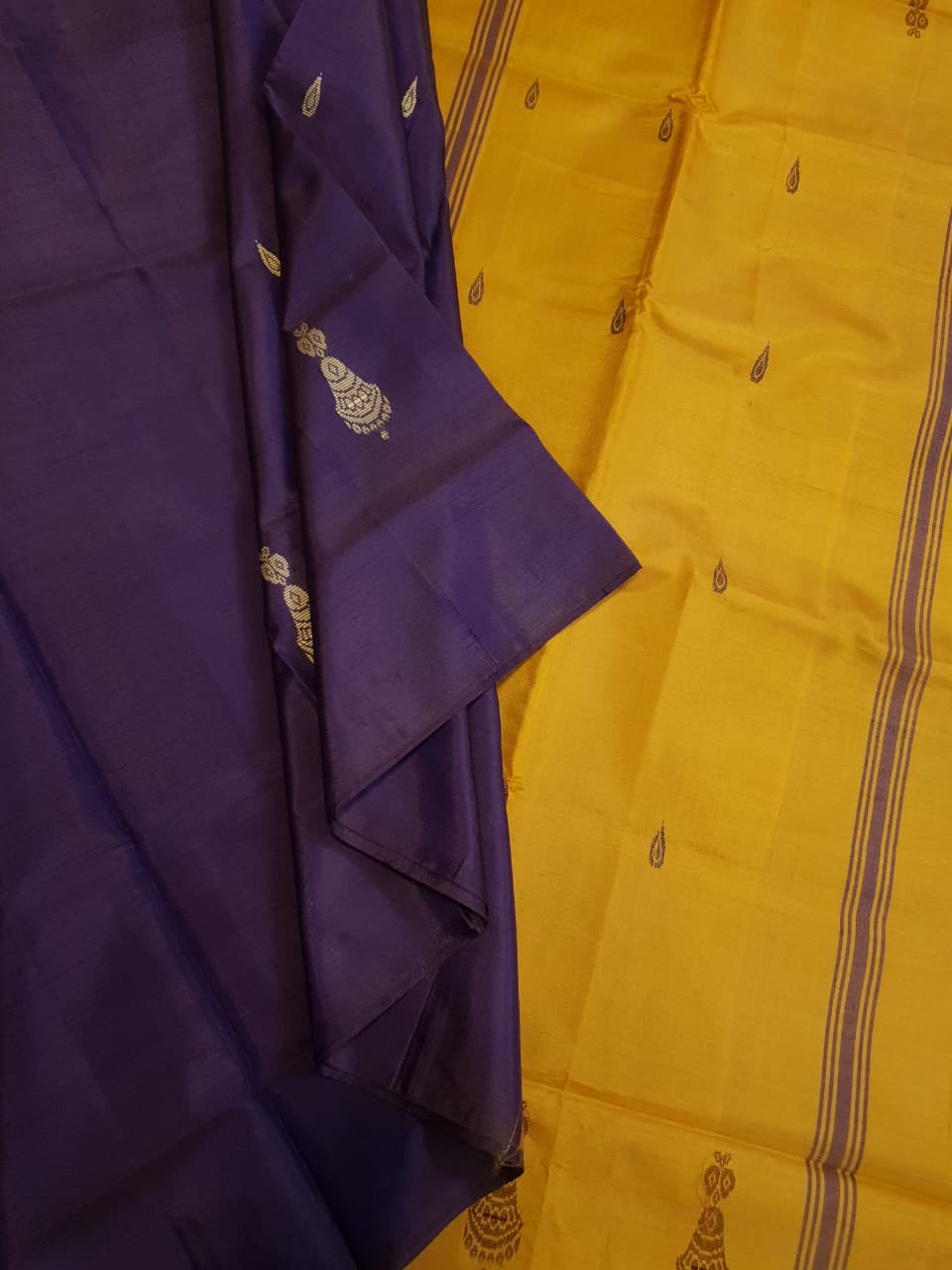 Banana Pith Handloom Silk Saree