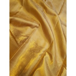 Pure Kanjivaram Silk Saree  - Gold
