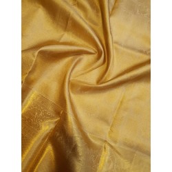 Pure Kanjivaram Silk Saree  - Gold