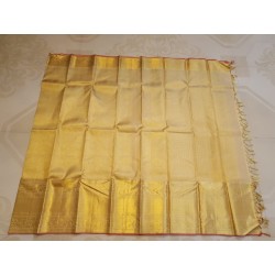 Pure Kanjivaram Silk Saree  - Gold