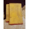 Pure Kanjivaram Silk Saree  - Gold