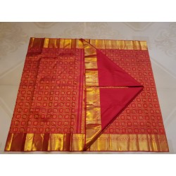 Pure Kanjivaram Silk Saree  - Red