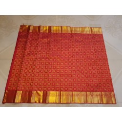 Pure Kanjivaram Silk Saree  - Red