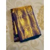 Pure Kanjivaram Silk Saree  - Blue