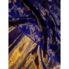 Pure Kanjivaram Silk Saree  - Blue