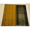 Pure Kanjivaram Silk Saree - Henna Green with Black