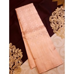 Pure Kanjivaram Silk Saree  - Sandal