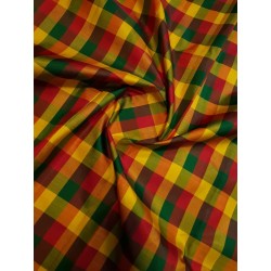 Pure Kanjivaram Silk Saree  - Checked