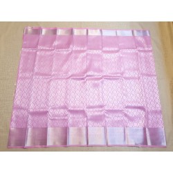 Semi Silk Saree  - Silver Zari