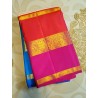 Exclusive Pure Kanchipuram Silk Saree with Vairaoosi Weaving, Parrot Buttas & Rich Zari Pallu