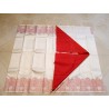 Pure Kanjivaram Silk Saree  - White With Red