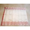 Pure Kanjivaram Silk Saree  - White With Red