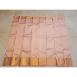Pure Kanjivaram Silk Saree - Sandal