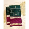 Pure Kanjivaram Silk Saree - Dark Green