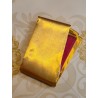 8Kol Pure Kanjivaram Silk Saree  - Golden With Maroon