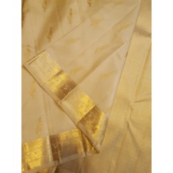 Pure Kanjivaram Silk Saree - sandal