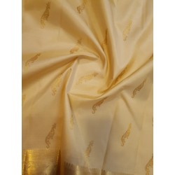 Pure Kanjivaram Silk Saree - sandal