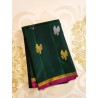 Pure Kanjivaram Silk Saree -Dark Green