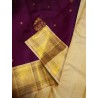 Pure Kanjivaram Silk Saree  - Purple