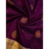 Pure Kanjivaram Silk Saree  - Purple