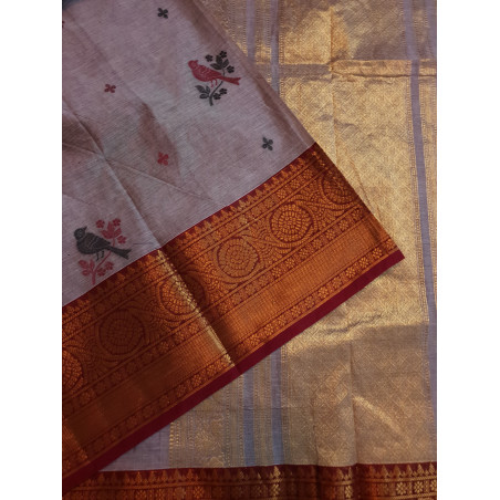 KHC003  Kanchi Handloom cotton