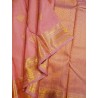 Pure Kanjivaram Silk Saree  - Peach
