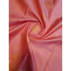 Pure Kanjivaram Silk Saree  - Peach