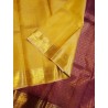 Pure Kanjivaram Silk Saree  - Yellow