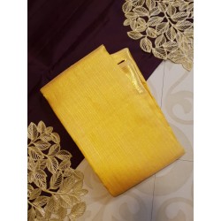 Pure Kanjivaram Silk Saree  - Yellow
