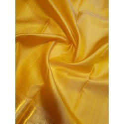 Pure Kanjivaram Silk Saree  - Yellow