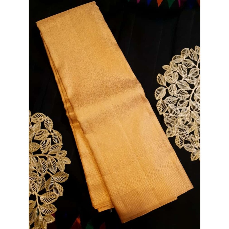 Pure Kanjivaram Silk Saree  - Sandal