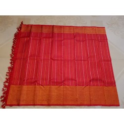 Pure Kanjivaram Silk Saree  - Red