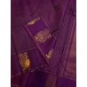 2G Pure Kanjivaram Silk Saree  - Violet