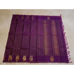 2G Pure Kanjivaram Silk Saree  - Violet