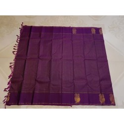 2G Pure Kanjivaram Silk Saree  - Violet