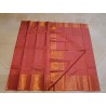 Pure Kanjivaram Silk Saree  - Guava