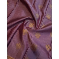 Pure Kanjivaram Silk Saree  - Pastel Purple