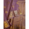 Pure Kanjivaram Silk Saree  - Pastel Purple