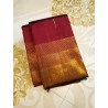 2G Pure Kanjivaram Silk Saree  - Maroon - 8kol