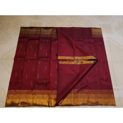 2G Pure Kanjivaram Silk Saree  - Maroon - 8kol