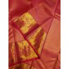 2G Pure Kanjivaram Silk Saree  - Red