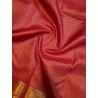 2G Pure Kanjivaram Silk Saree  - Red