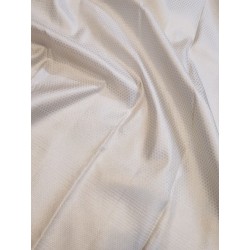 Pure Kanjivaram Silk Saree  - White - Silver zari