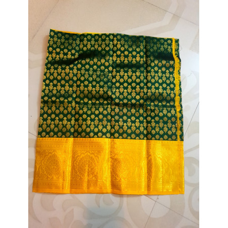 DYE226 - Pure Kanchipuram Pattu Pavadai / Lehanghas